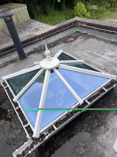 Roof lantern skylight used